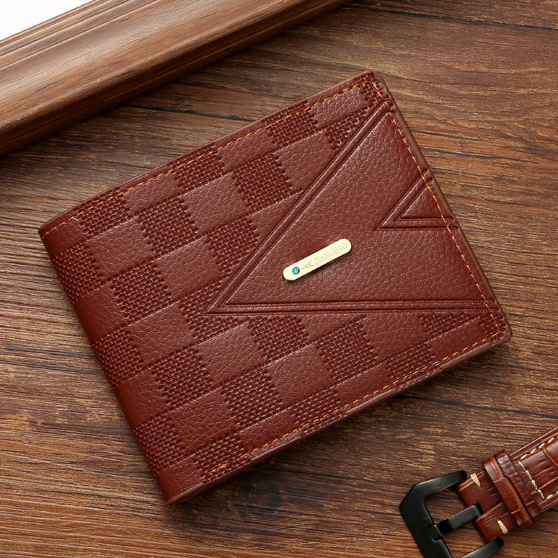 Men wallet youth horizontal