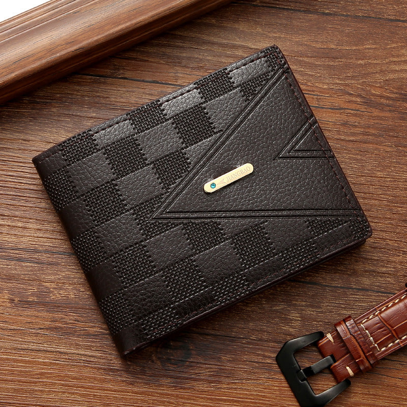 Men wallet youth horizontal
