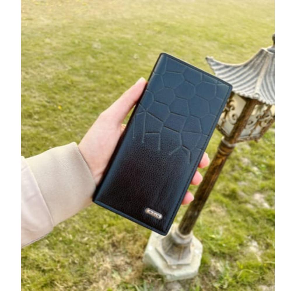 vertical men leather wallet
