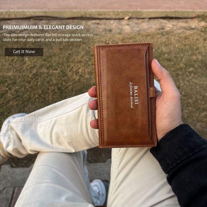 Men PU leather wallet