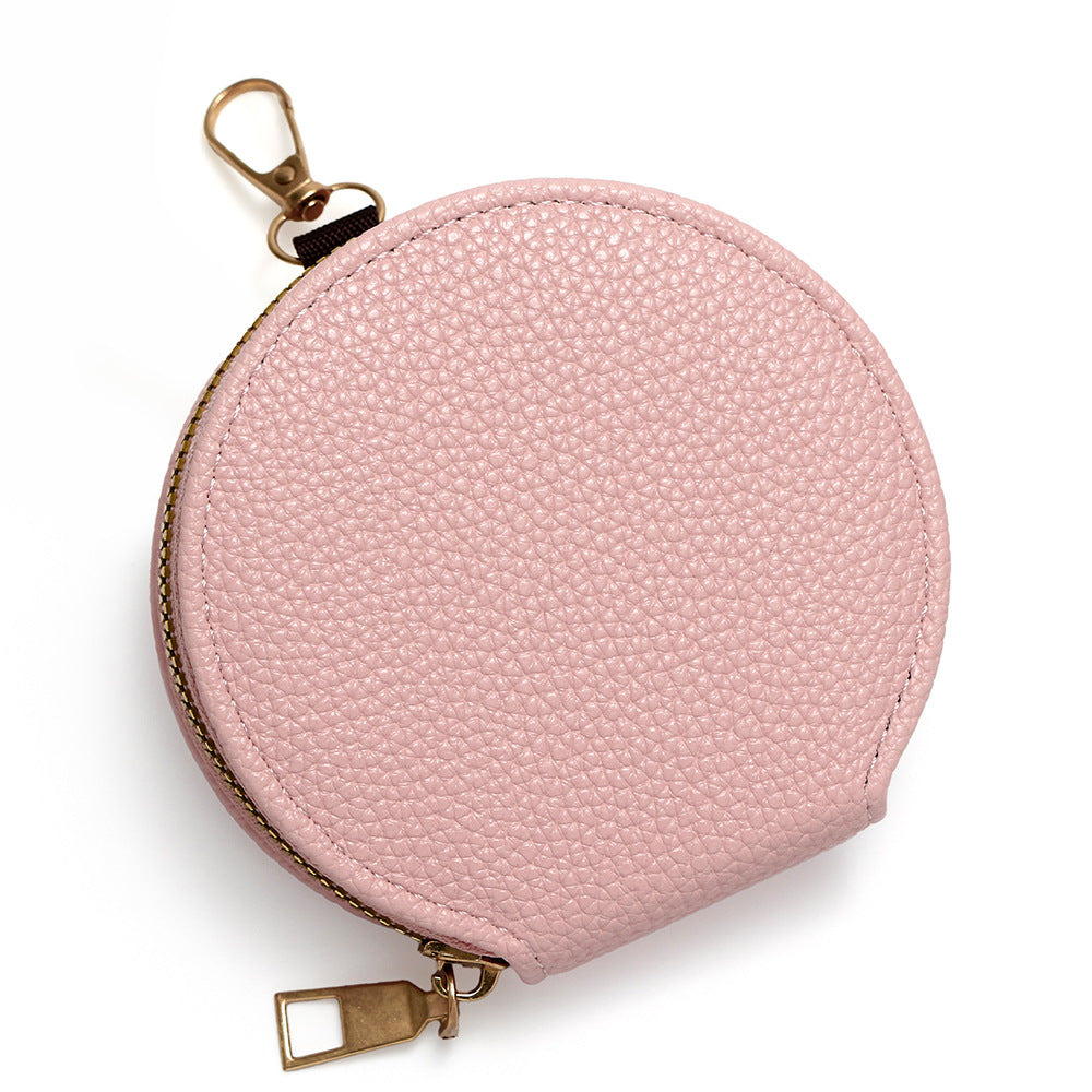 Korean fashion mini candy color zipper for women