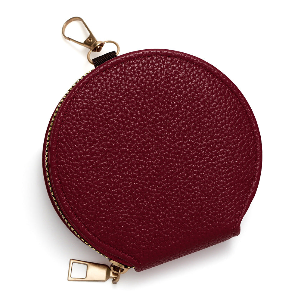 Korean fashion mini candy color zipper for women