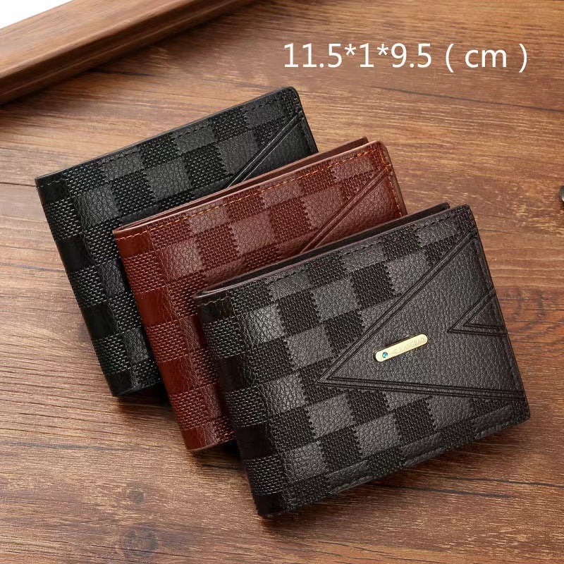 Men wallet youth horizontal