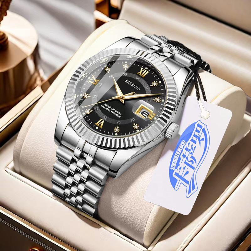 Gold and silver watch