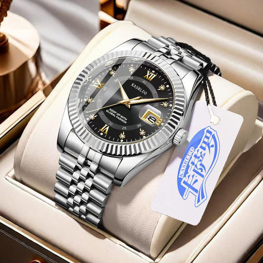 Gold and silver watch
