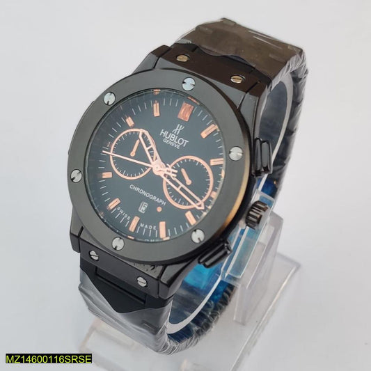 Hublot black dial chain strap