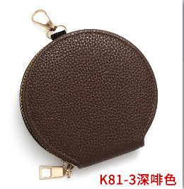 Korean fashion mini candy color zipper for women