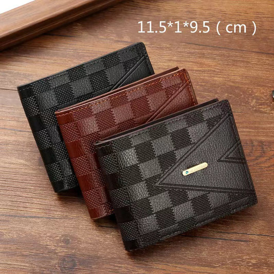 Men wallet youth horizontal